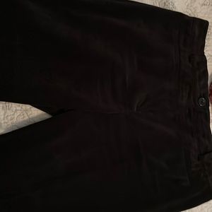 Black dress pants.  Corduroy material.  Like new.